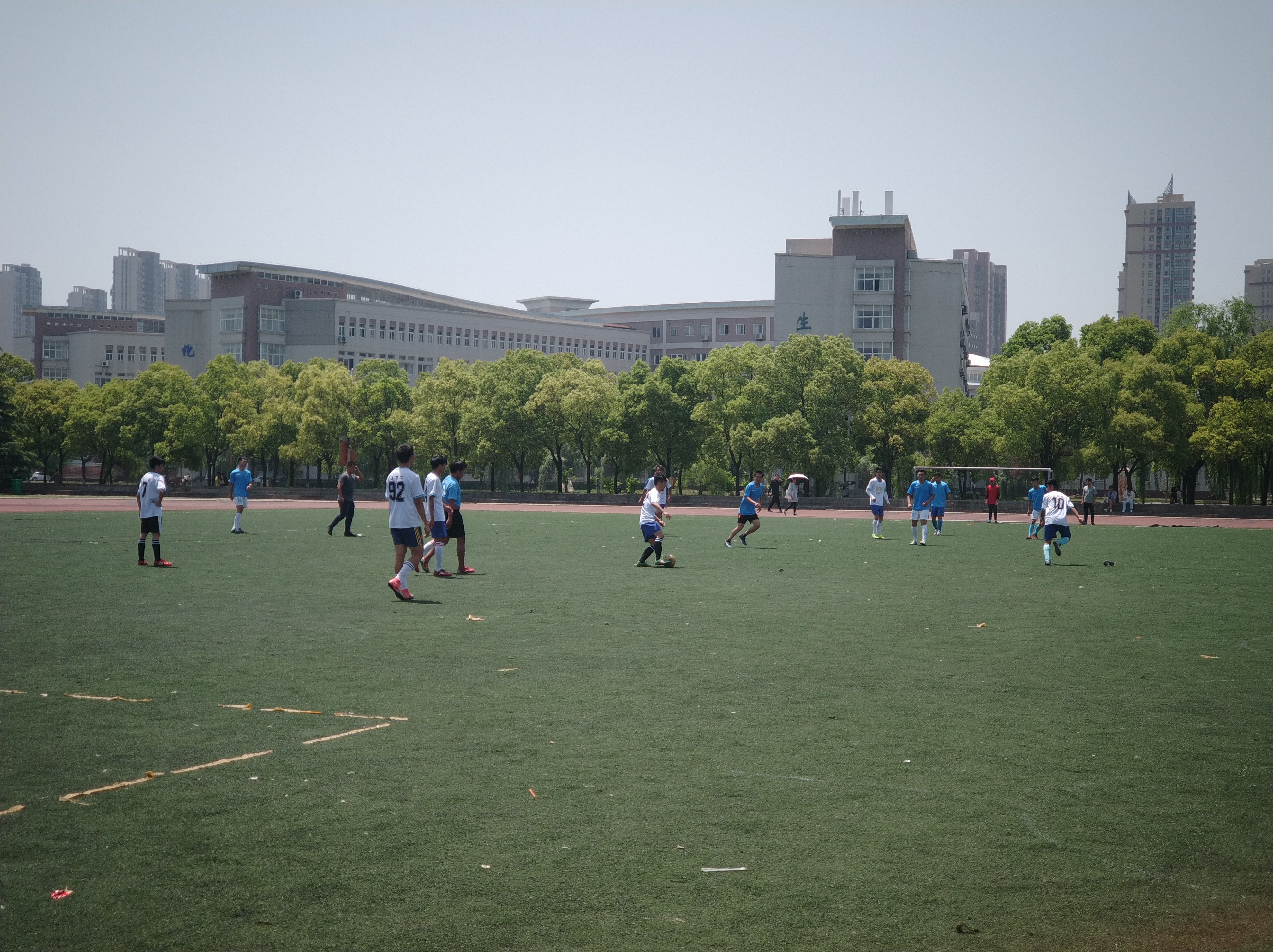 黄冈师范学院第二届男子足球超级联赛化学化工学院成功拿下收官之战